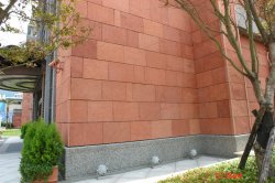 NSWC04 Exterior Red Sandstone Culture Stone Wall Cladding