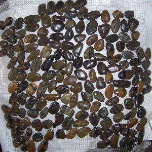 Brown Striped Pebble PTBM11