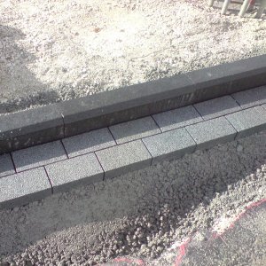 NG032 Black Basalt kerb