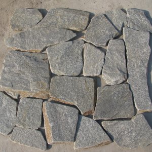 green quartzite dry stone NDS05