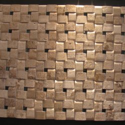 Basketweave Travertine TROM013