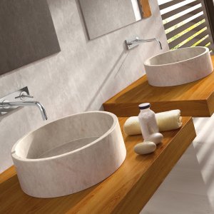 Travertine sink NSSS042