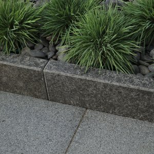 black granite kerbstone NG032