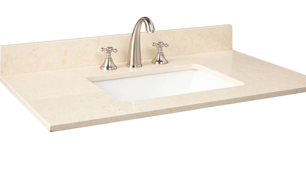 Hoeny Beige Marble Vanity Top