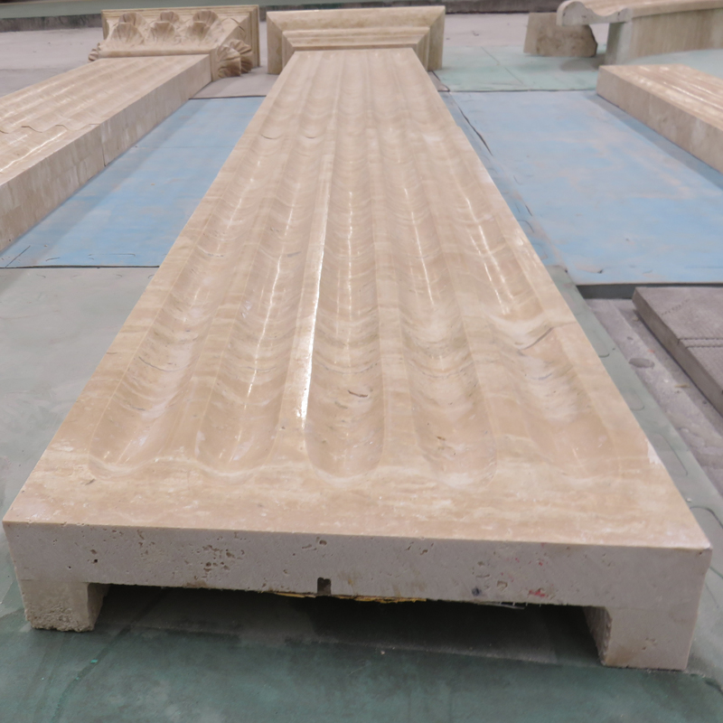 Travertine Column Solid Travertine Column Marble Travertine Column