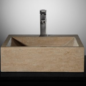 Travertine sink NSSS056