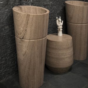 Marble Pedestal Sink NSSS072