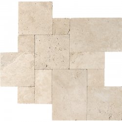 NSFP06 White travertine french pattern