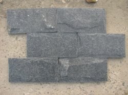 NSWC06 Black Quartzize Stone Panel Wall Cladding