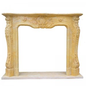 Limestone Fireplace NSFIR015